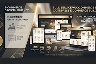 build a woocommerce wordpressstore, online webshop or ecommerce website business
