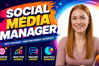 be your instagram marketing manager, social media marketing manager for growth