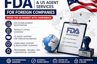 provide fda registration and US agent for foreign companies