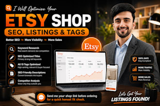 optimize your etsy shop seo listings and tags
