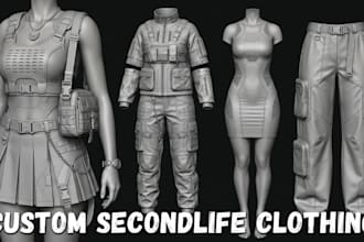 do second life mesh texture clothing realistic 3d mesh clothing outfits garment