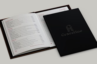 do a wedding menu