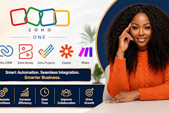 zoho one consultant business automation zoho CRM zoho books projects zapier make