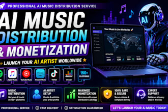 distribute and monetize your ai music on distrokid, cd baby, tunecore to spotify