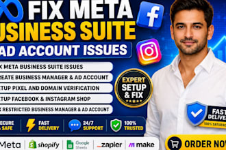 fix meta business suite, facebook business manager, whatsapp api and meta pixel
