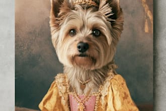disney princess portrait female focused disney pet portrait art