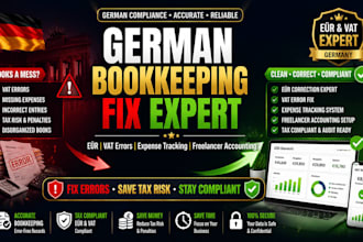 fix german bookkeeping eur vat errors expense tracking freelancer accounting