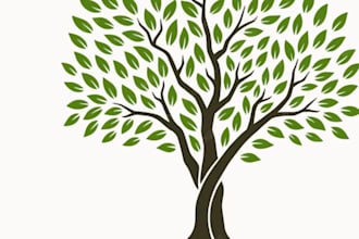 create a green, natural, tree, landscape, or agriculture logo