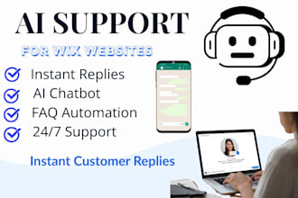 build ai customer support automation for your wix website