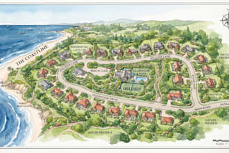 design real estate site plans, subdivision plans and land use maps