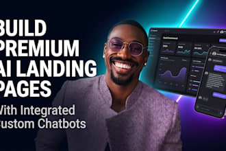 build premium ai landing pages with integrated custom ai chatbots