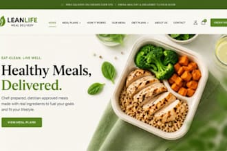 build squarespace meal delivery website diet food  butcher fishmonger specialty