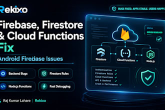 fix firebase firestore and cloud functions issues