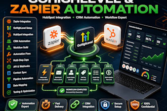 zapier gohighlevel integration expert hubspot zapier ghl automation fix build