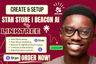 setup stan store, stan store marketing, beacon ai digital products, linktree