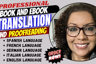 translate your novel or ebook english spanish french german book translation