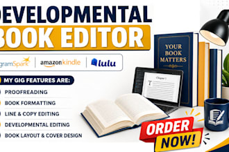 do developmental book editing, manuscript formatting, developmental book editor