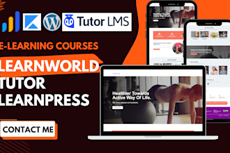 set up samcart, thrivecart, learnworlds or podia online course sales funnel