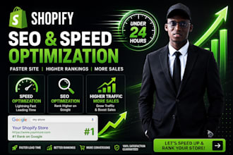 optimize shopify SEO and speed to boost rankings and sales