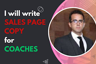write sales page copy for your online course landing page