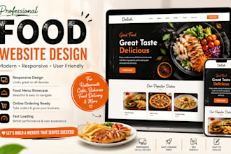 create food website for businesses