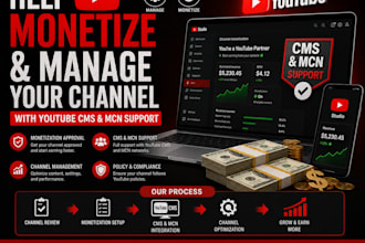 help monetize and manage your channel with youtube cms