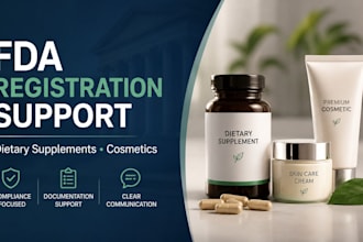 provide professional fda registration and compliance support