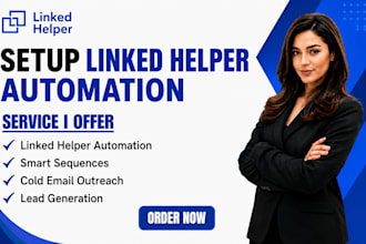 do linked helper automation smart sequences cold email outreach lead generation