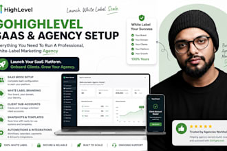 setup gohighlevel saas, gohighlevel white label CRM and agency account