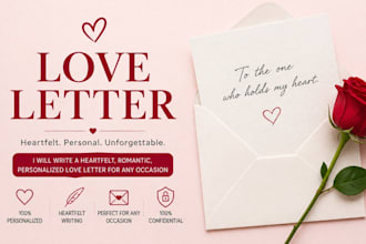 write a heartfelt letter for any occasion