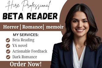 be your dark romance beta reader fantasy ya novel beta reader memoir beta reader