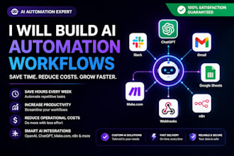 build ai automation workflows with n8n zapier chatgpt  openai