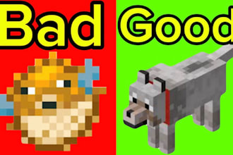an amazing thumbnail for a minecraft