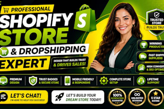 set up shopify store revamp shopify store redesign shopify store edit store fix