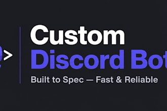 build a custom discord bot for your server