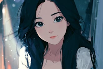 draw you an anime portrait art