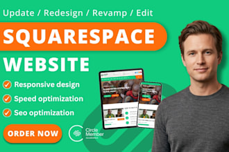 edit squarespace website update squarespace revamp squarespace website redesign