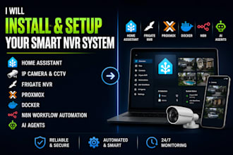 install setup frigate nvr home assistant ip camera cctv proxmox docker n8n nvr