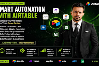 build airtable automation, airtable databases,  softr portals