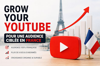 boost french youtube video organic video promotion to active french audience