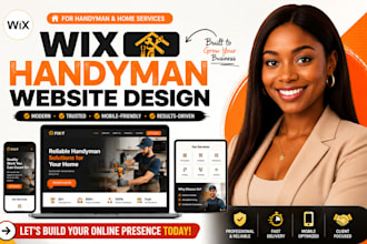 design wix handyman website, wix studio website, wix home maintenance website