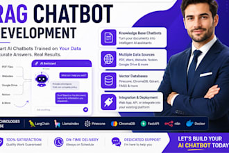 build rag chatbot langchain openai vector database and custom knowledge base