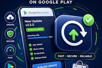 update your android app on google play console