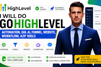 gohighlevel automation, ghl ai, funnel, website, workflow, a2p 10dlc