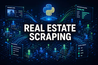 scrape real estate and spatial data