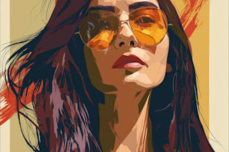 draw high quality vector portraits