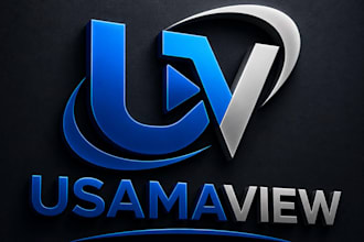 do 3d app logo for you
