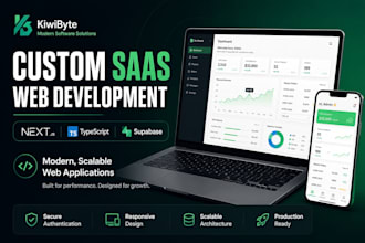 build a modern saas web application with nextjs and supabase