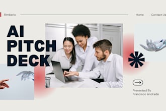 design vertical ai pitch deck enterprise ai fundraising deck