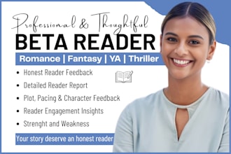 beta read romance beta reader fantasy ya novel beta reader thriller beta reader